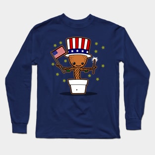4th of July Star-Spangled Banner Guardian Independence Day Long Sleeve T-Shirt